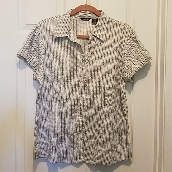 Maurice's striped button down Sz XL - Picture 1 of 4